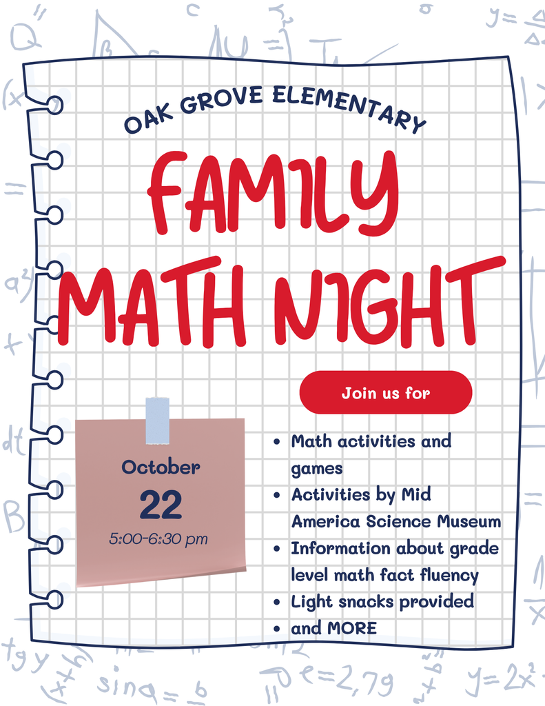 English graphic for math night