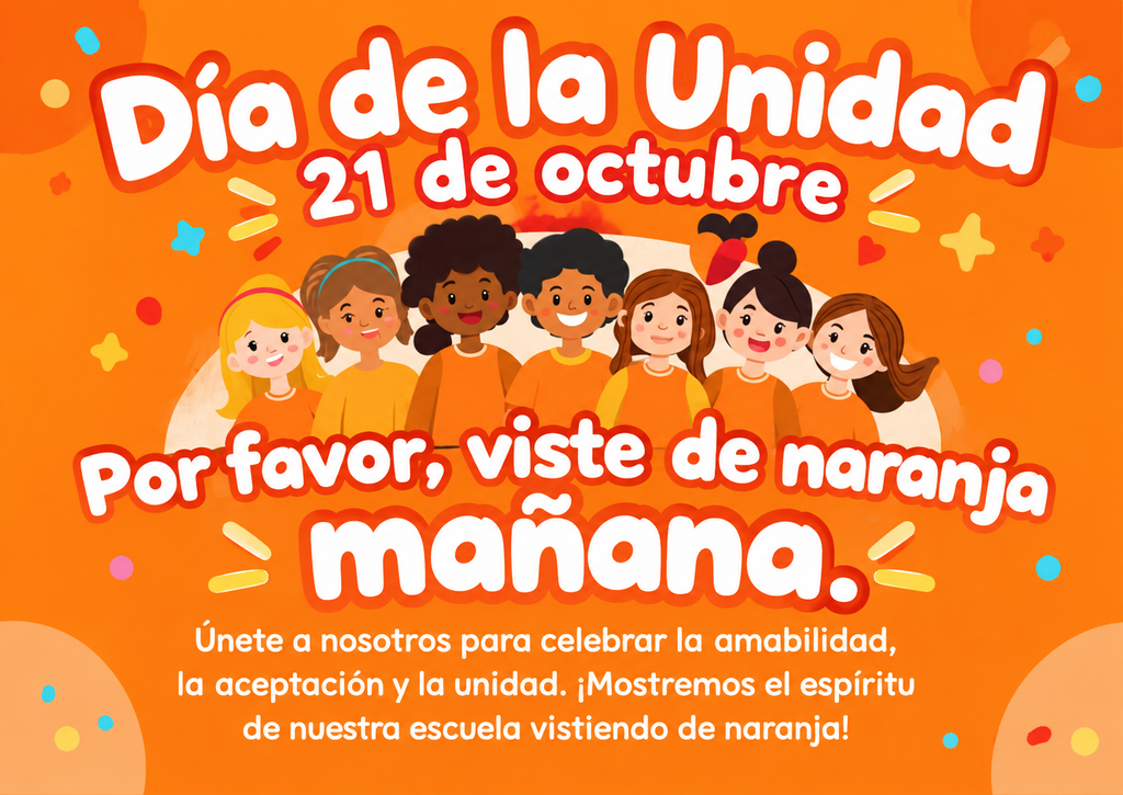 Unity Day- wear Orange tomorrow