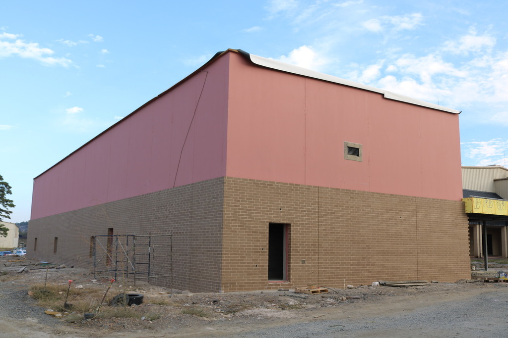 exterior of the Joe T. Robinson High School addition.