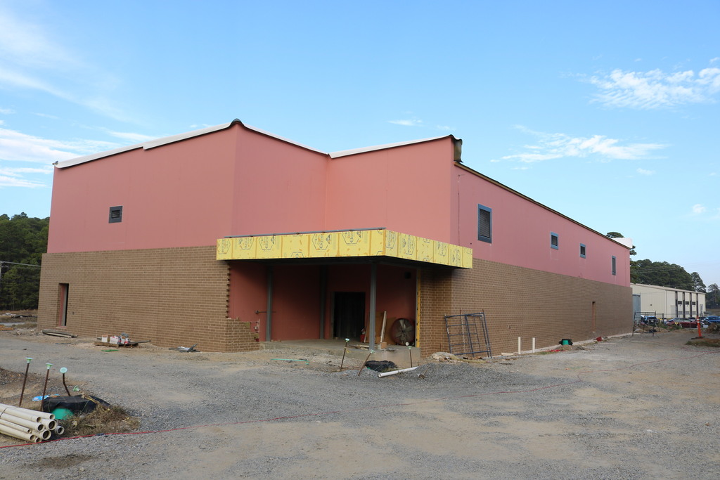 exterior of the Joe T. Robinson High School addition.