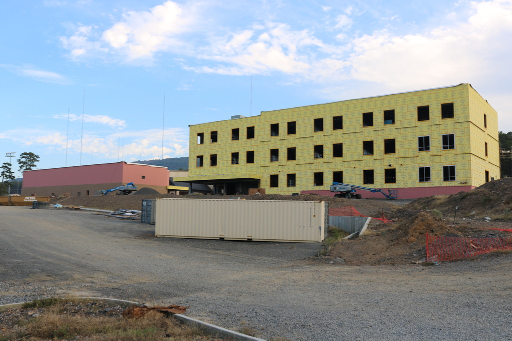 exterior of the Joe T. Robinson High School addition.