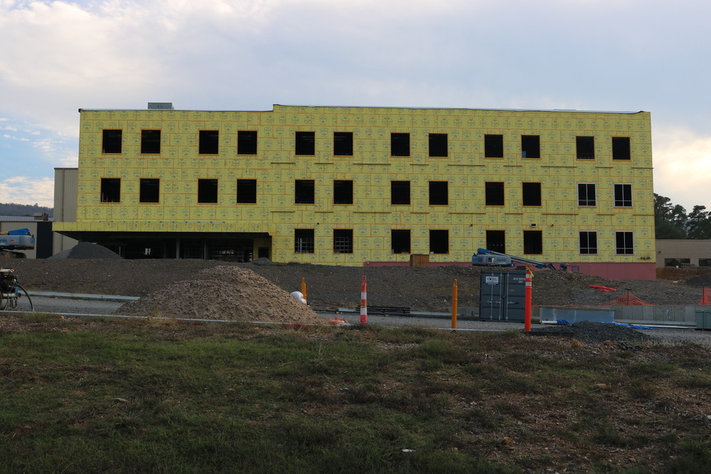 exterior of the Joe T. Robinson High School addition.