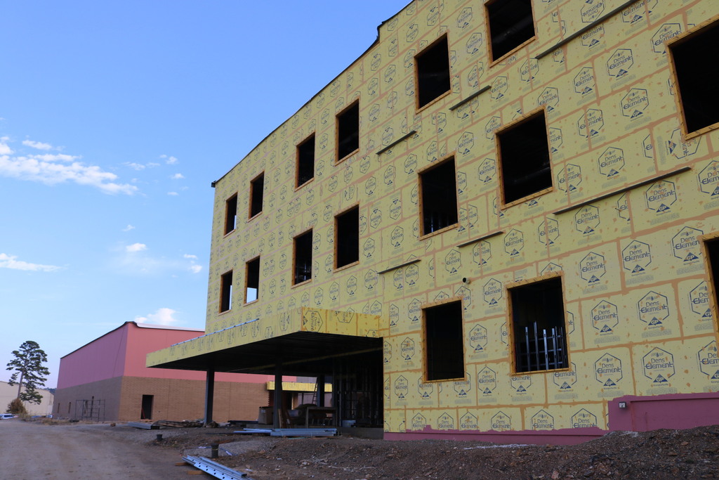 exterior of the Joe T. Robinson High School addition.