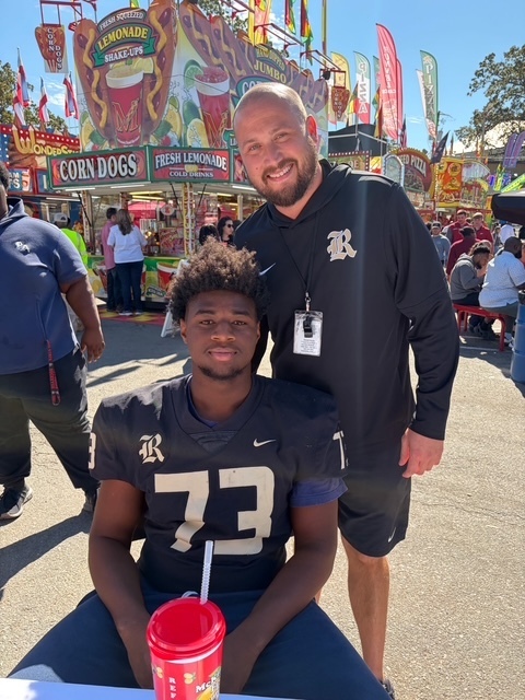 RHS Football player Brandon Ellis wins 1st place in the Arkansas State Fair Corn Dog Eating Competition!