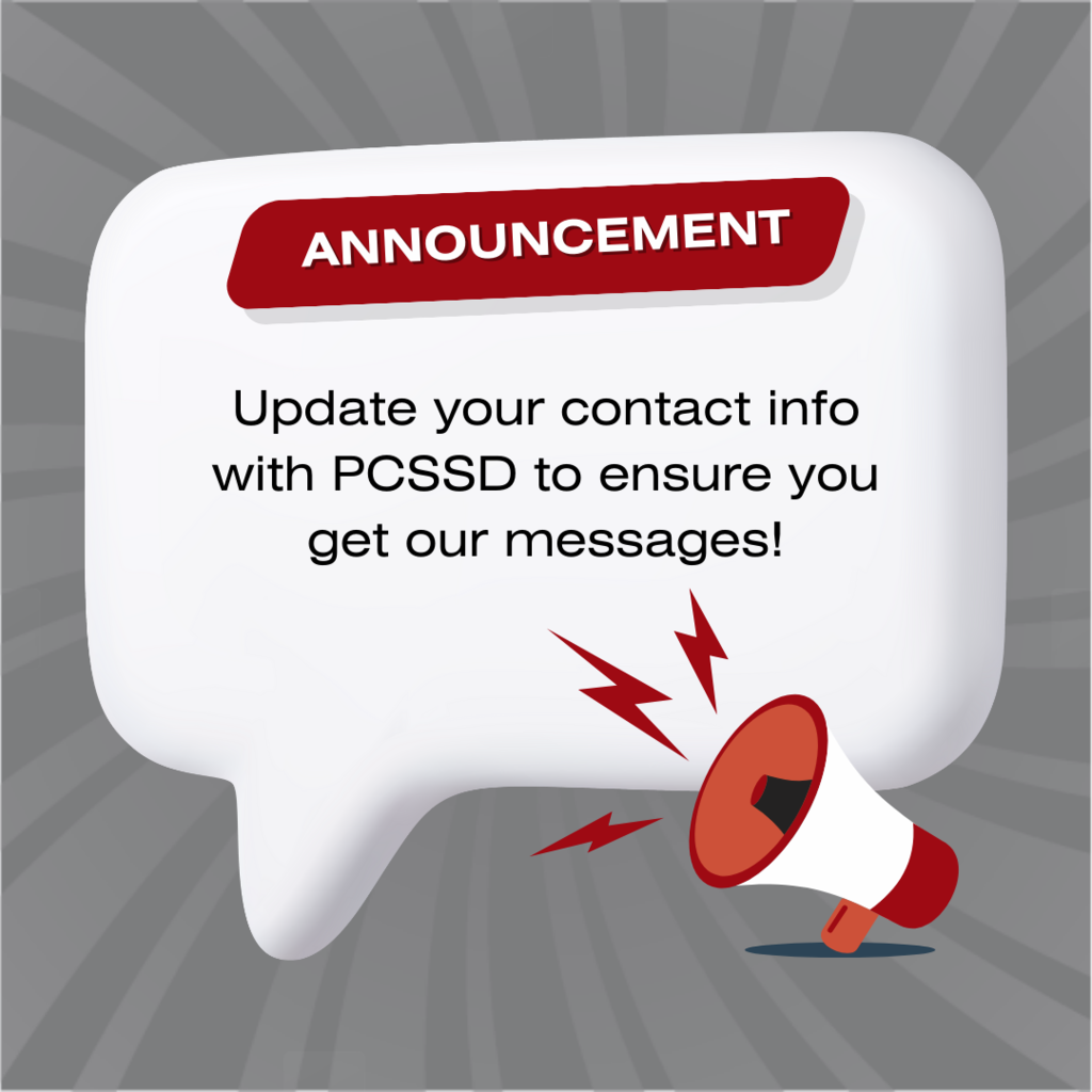 Announcement: Update your contact info