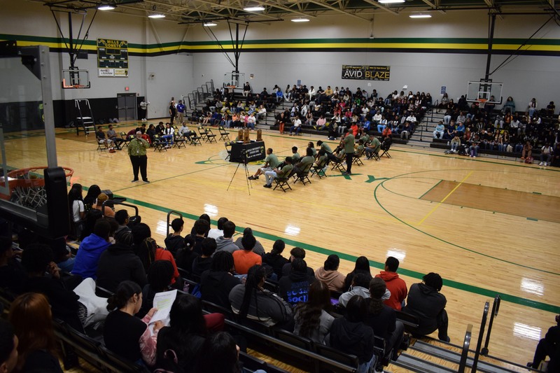 Fans gather for net cutting and ring ceremony