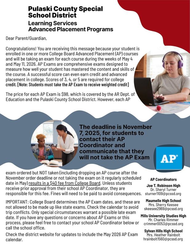 AP Testing Information