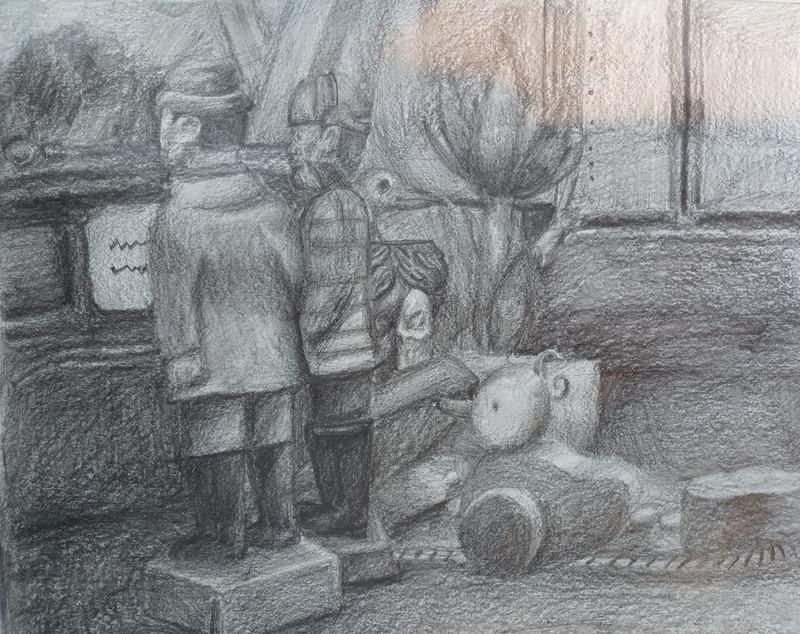 Charcoal Student art