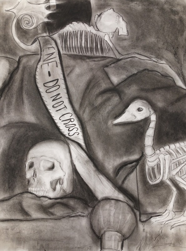 charcoal Student art