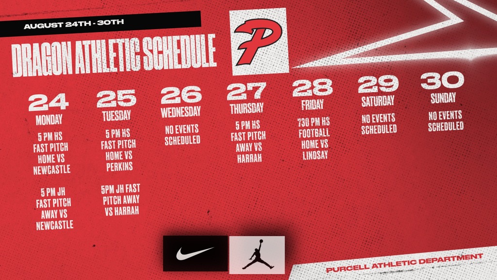 Athletic Events August 24-30