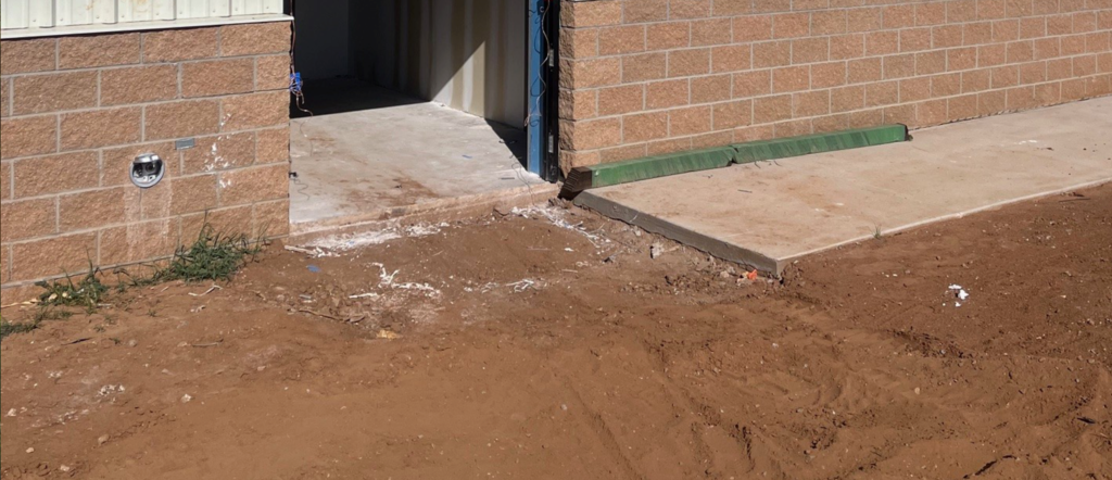 Side door and sidewall installation at the new Elementary saferooms.