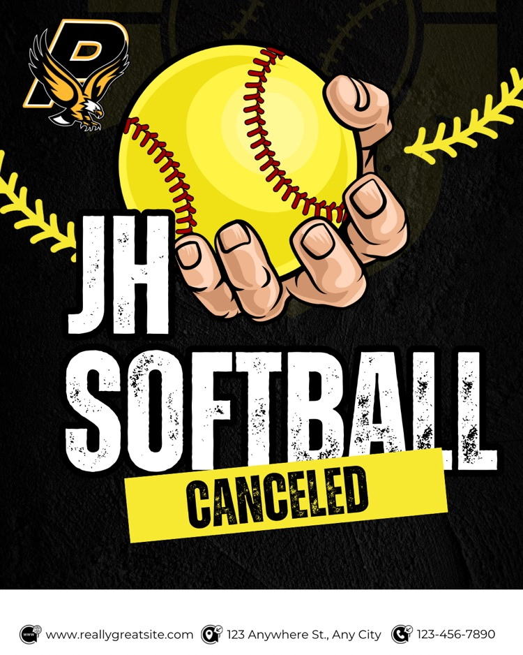 JH Softball canceled