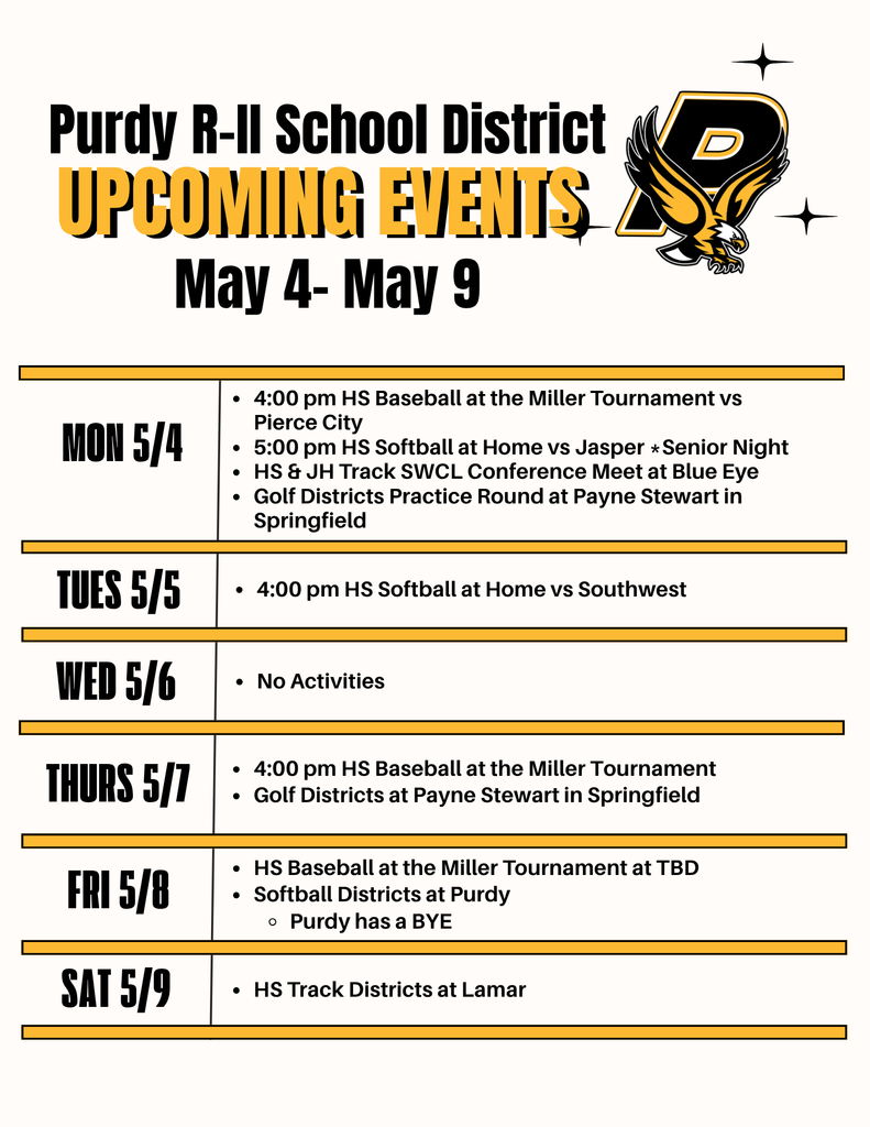 Weekly Activities