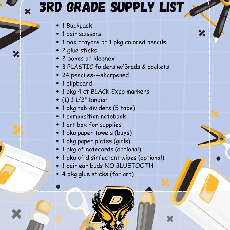 3rd Grade List