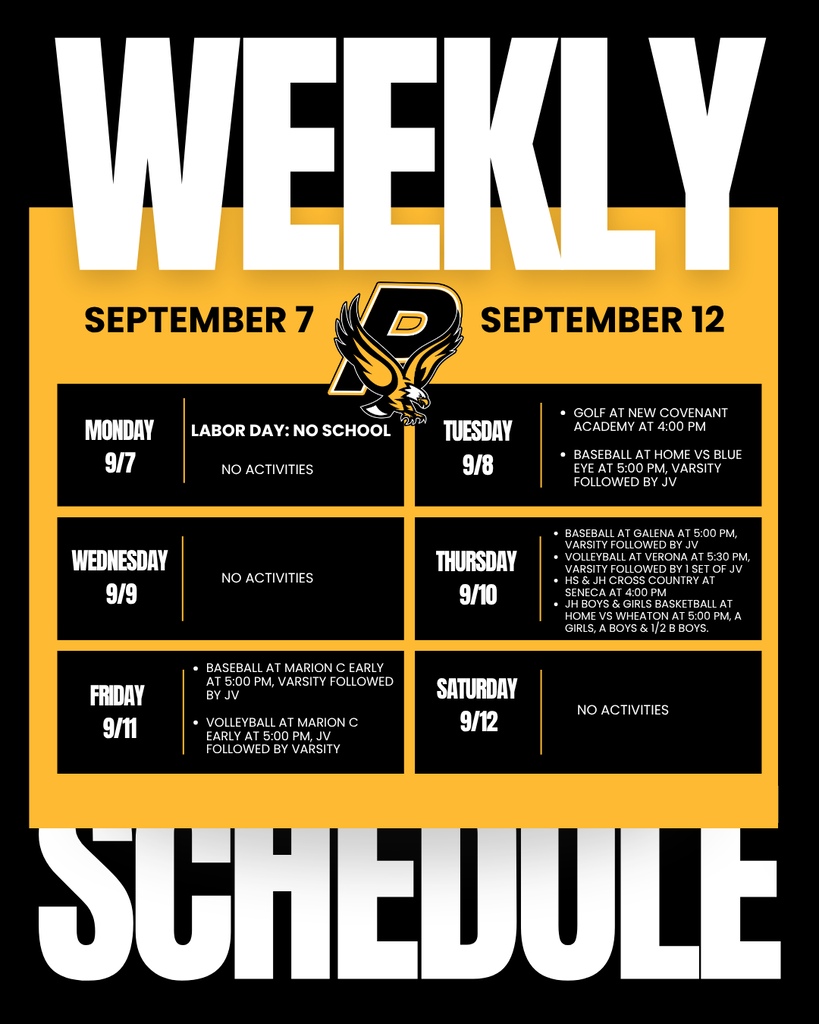 Weekly Activities