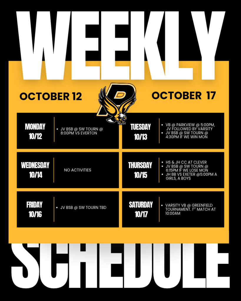 Weekly Activities