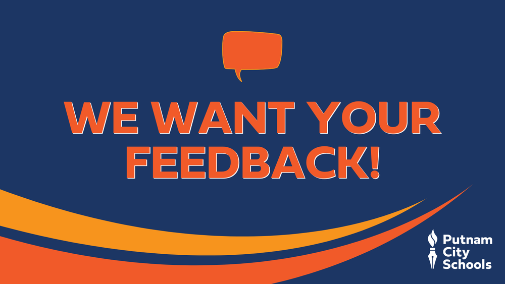 we want your feedback