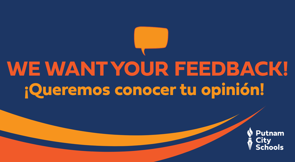 we want your feedback