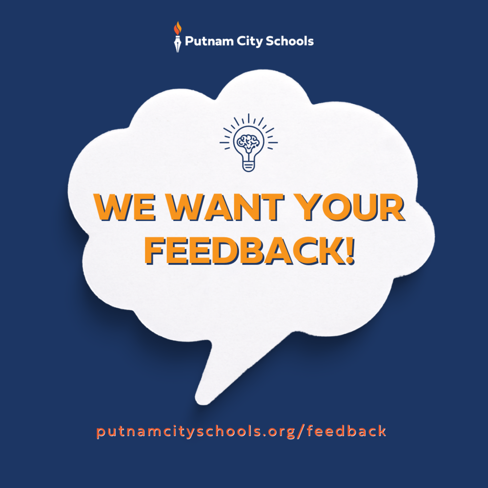 We want your feedback graphic