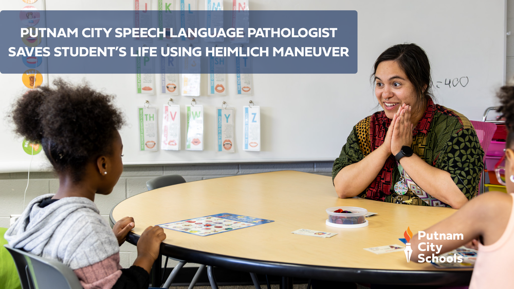Putnam City Speech Language Pathologist Saves Student's Life Using Heimlich Maneuver.