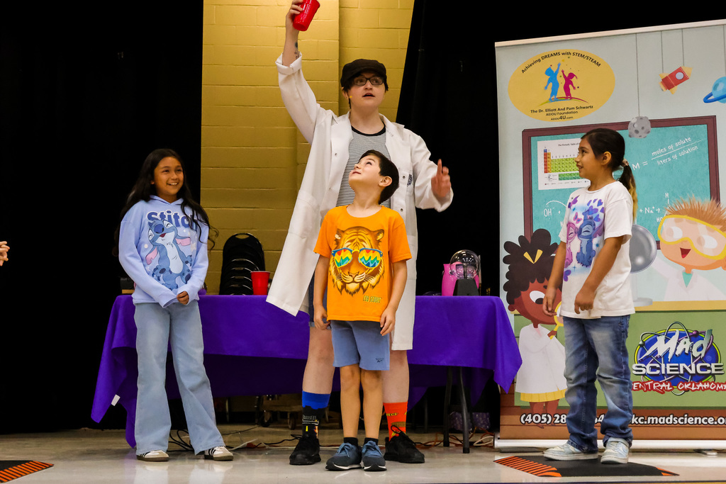 child on stage