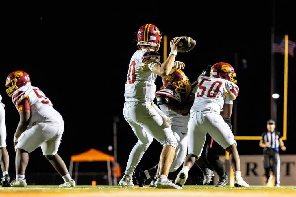 PCN quarterback throws