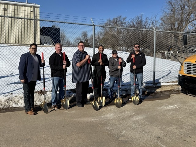 ground-breaking photo for CNG conversion at transportation