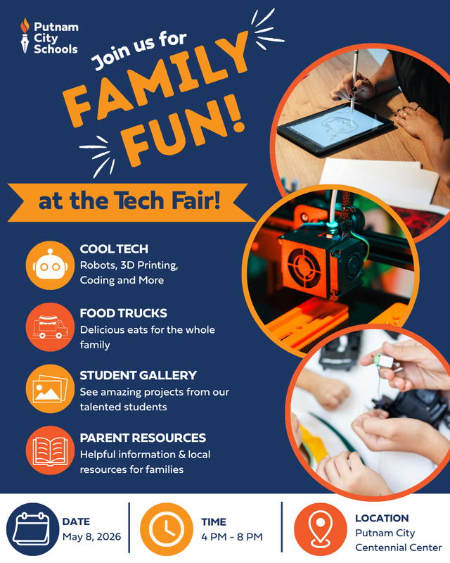pc tech fair - may 8th, 4-8pm, pc centennial center