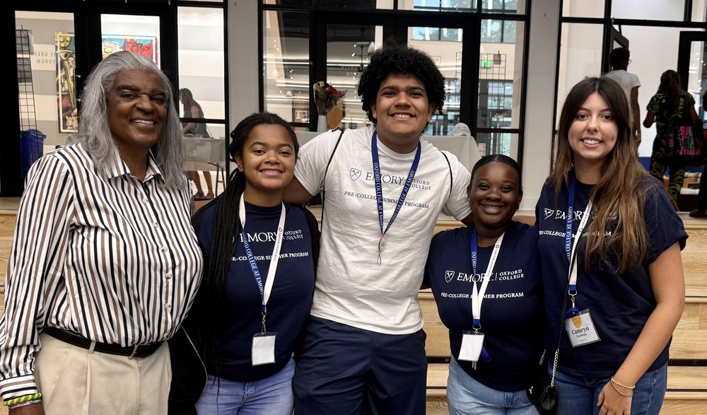 Students at Oxford with Pastor Avis Williams