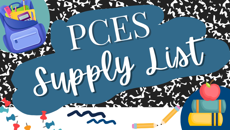 PCES School Supply List