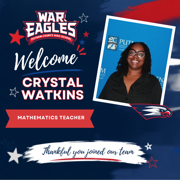 Crystal Watkins - New Mathematics Teacher at PCHS