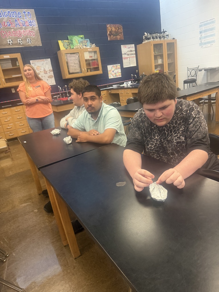 Students learning about science.