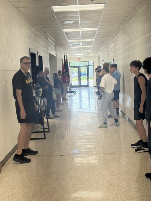 PT with JROTC