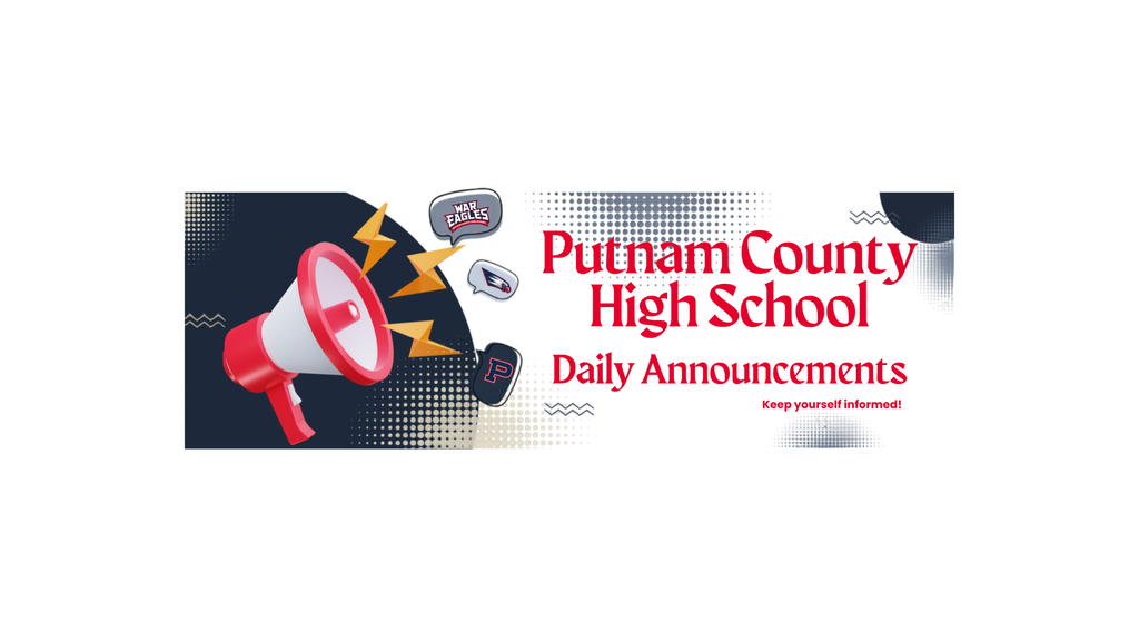 PCHS Daily Announcements 9.9.26