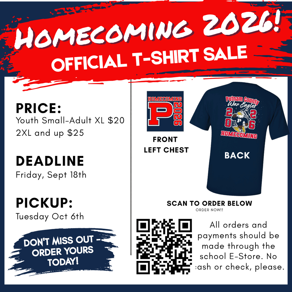 Homecoming T-Shirt Order with QR Code