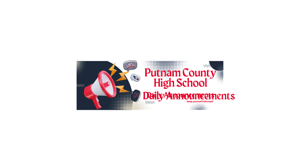 Daily Announcements 9.10.26
