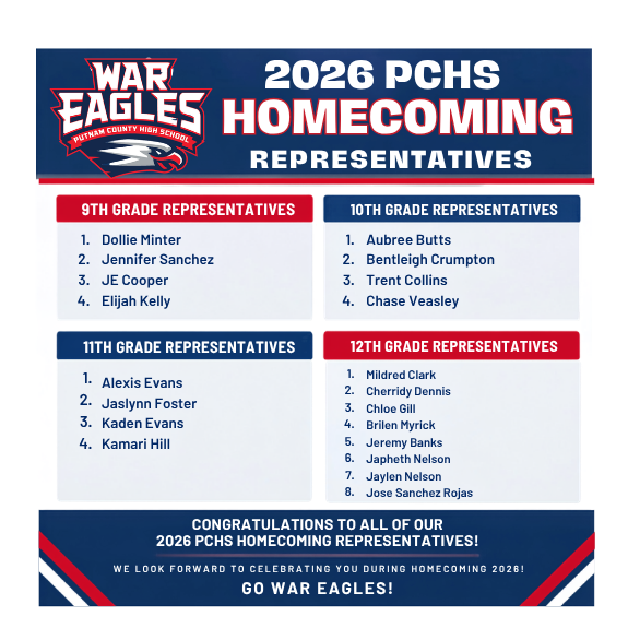 2026 PCHS Homecoming Representatives