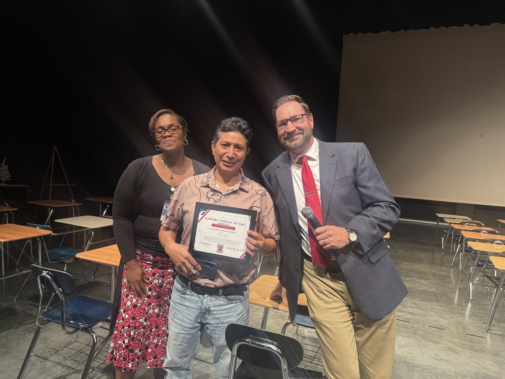 Mr. Carlos Barrerd - PCHS Support Personnel of the Month
