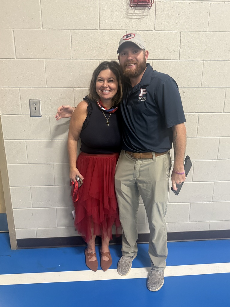 Mrs. Hinz and Coach Dyer 