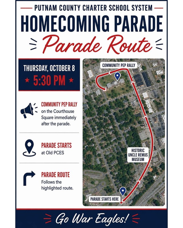 Homecoming Parade Route