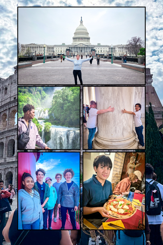 Snapshots of PCHS' students travel expereiences