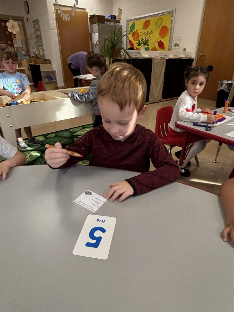 Preschool math activity 