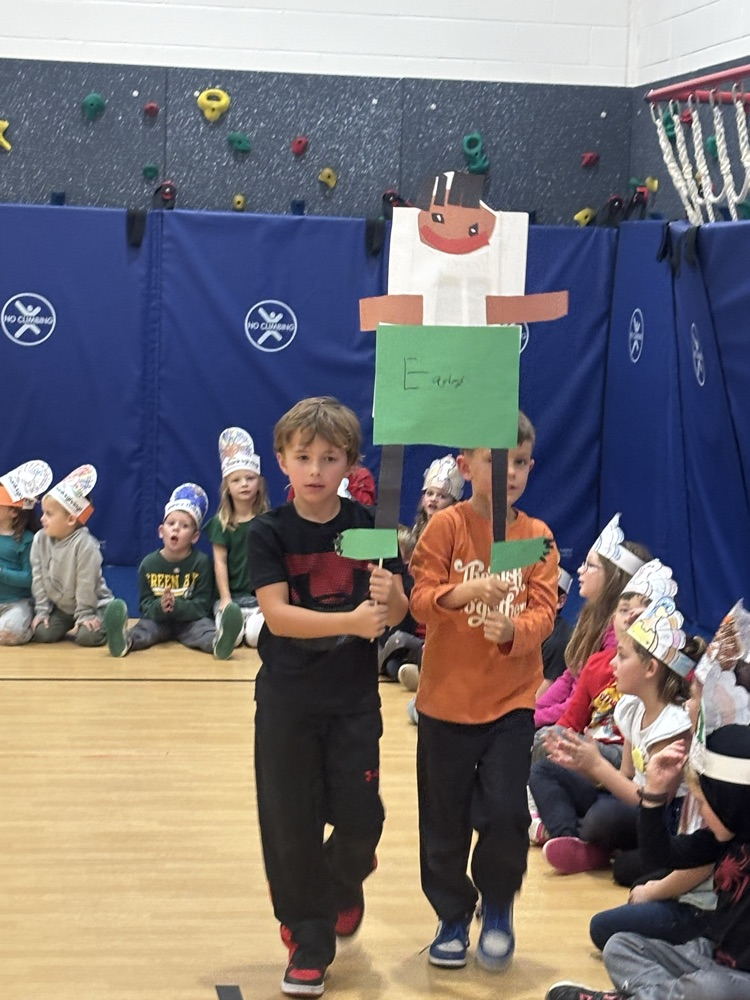 Second grade parade.