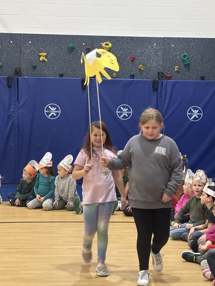 Second grade parade.