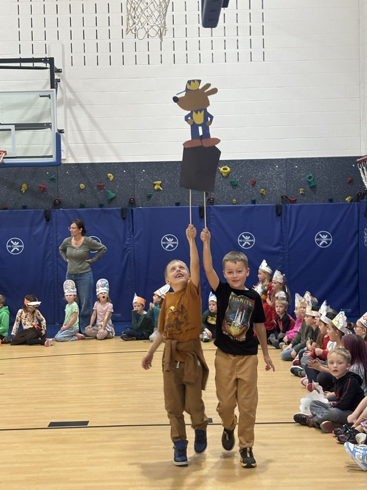 Second grade parade.