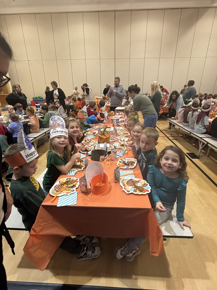 PCPS staff and students share pie.