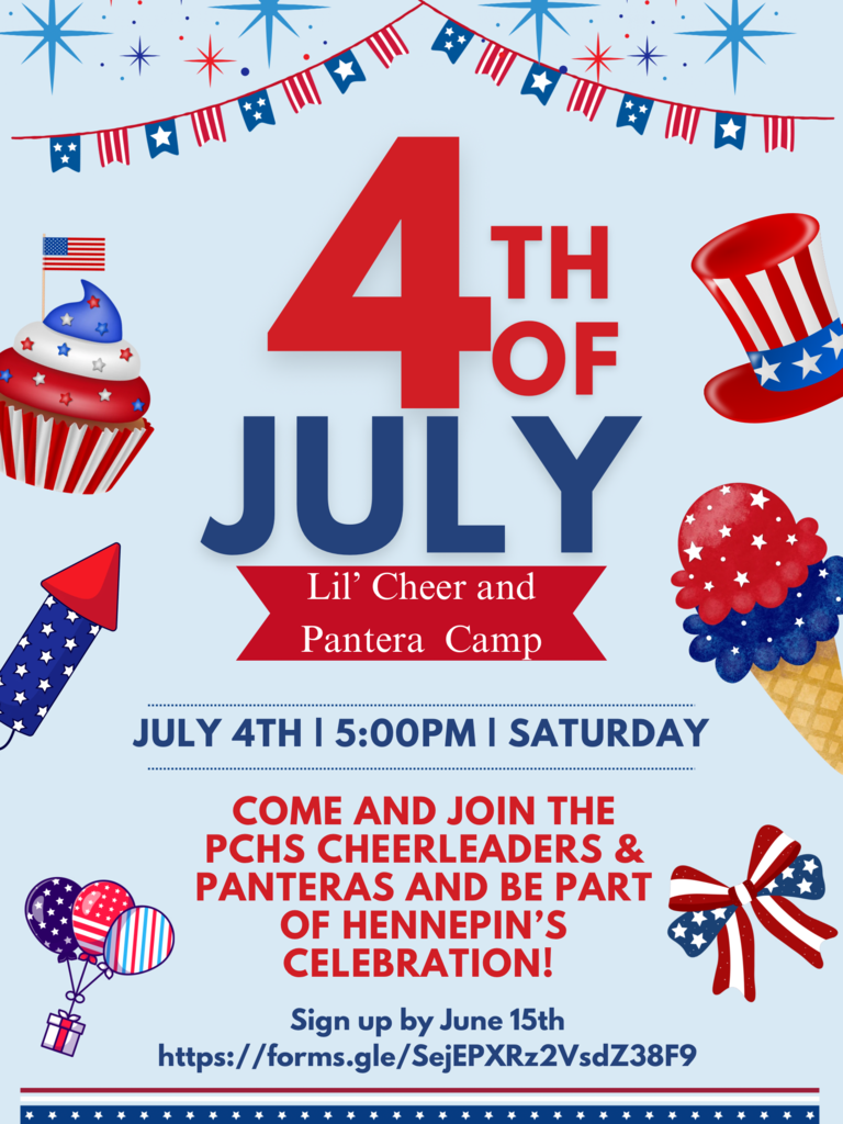 July 4th cheer and dance flyer
