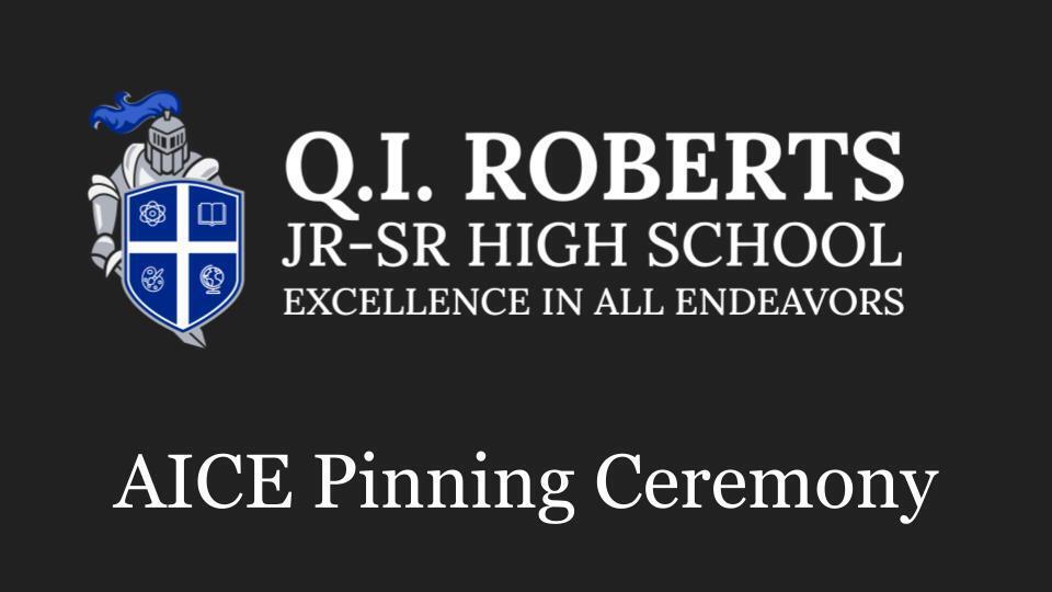 AICE Pinning Ceremony