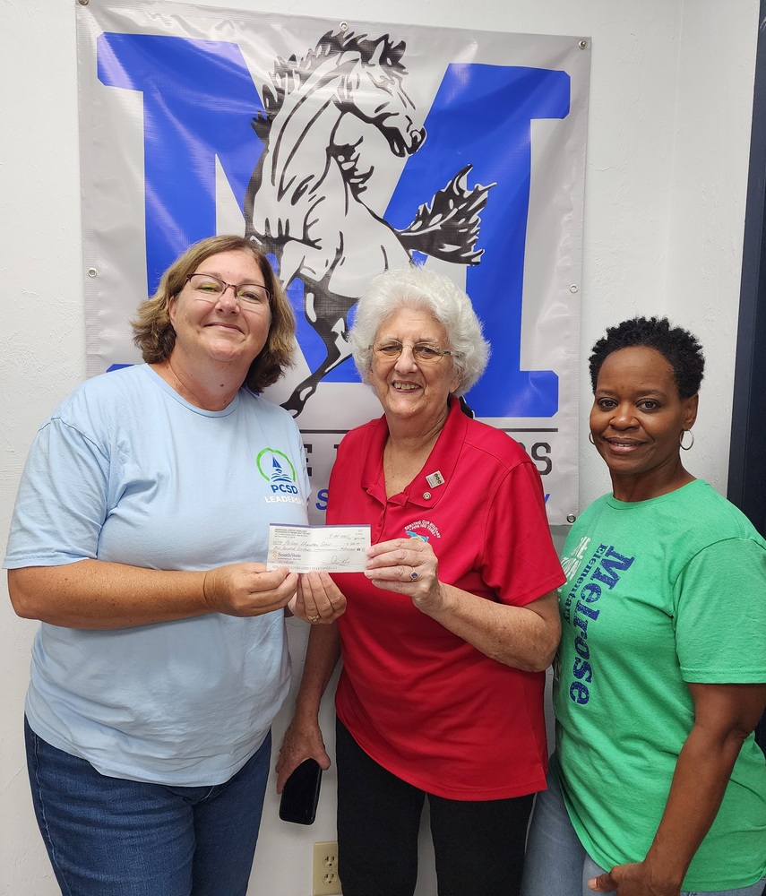 Ladies Auxiliary Donation.