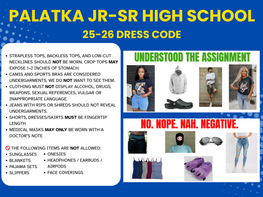 Dress code information
